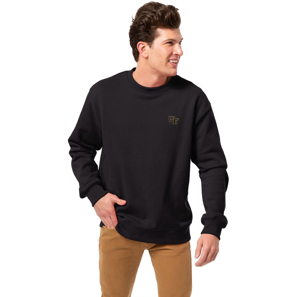  Wake Forest Demon Deacons League Collegiate Wear Essentials 2.0 Pullover Sweatshirt - Black